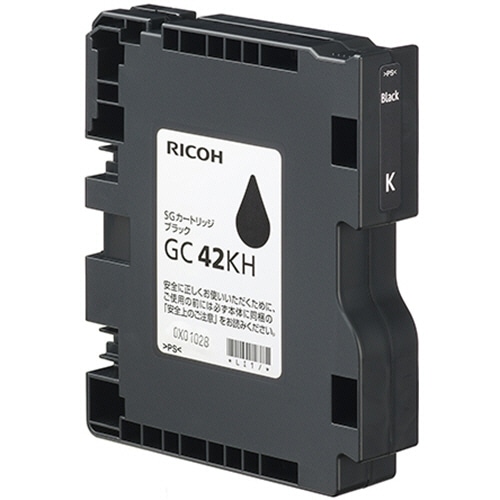リコー SGカートリッジ GC42KH ブラック Lサイズ 515930 1個(ご注文単位1個)【直送品】