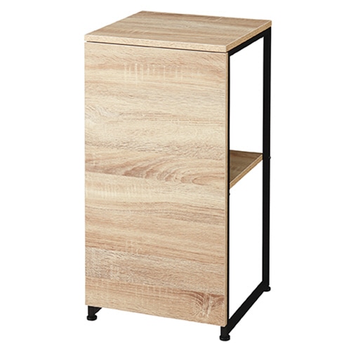 TANOSEE COZY INTERIORS 電話台 ブラック&ダメージナチュラルウッド 1台（ご注文単位1台）【直送品】