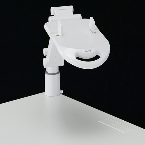 TANOSEE テレホンスタンドフレックス ホワイト 1台(ご注文単位1台)【直送品】