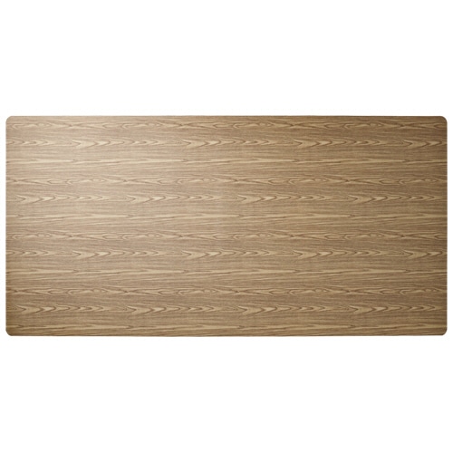 YAMAZEN チェアマット 幅1800mm モクメダークブラウン CFM-180(S)GDBR 1枚(ご注文単位1枚)【直送品】