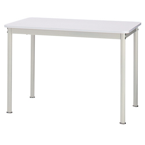 YAMAZEN フリースタイルデスク 幅1000×奥行600mm ホワイト MFD-1060ROWIV 1台（ご注文単位1台）【直送品】