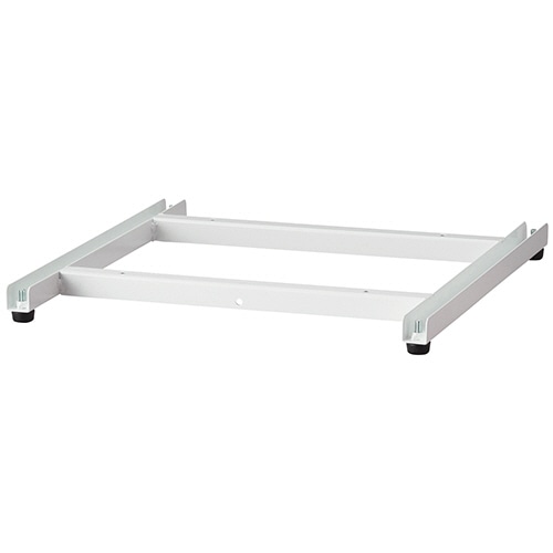 アスカ 組立式シューズ・収納ボックス用ベース ホワイト SB550 1台（ご注文単位1台）【直送品】