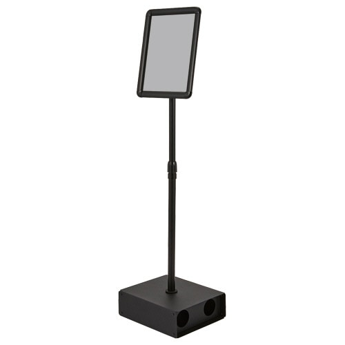 アスカ 転倒防止アルミ枠 ポスタースタンド A4 APS-A4 1台（ご注文単位1台）【直送品】