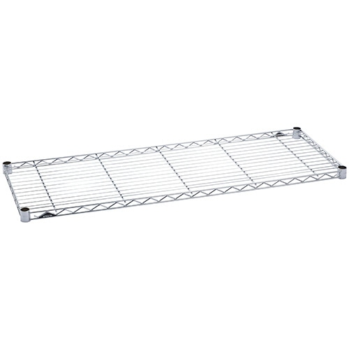 エレクター ベーシックシリーズ ワイヤーシェルフ 幅750×奥行350mm クローム B1430C1 1枚（ご注文単位1枚）【直送品】