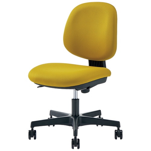 オカムラ RC-1チェア 肘なし 本体：ブラック 背・座：マスタード 8RC11A-F5B9 1脚（ご注文単位1脚）【直送品】