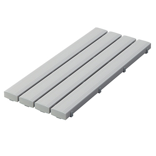 テラモト 抗菌安全スノコ 900×400mm 灰 MR-910-011-6 1台(ご注文単位1台)【直送品】