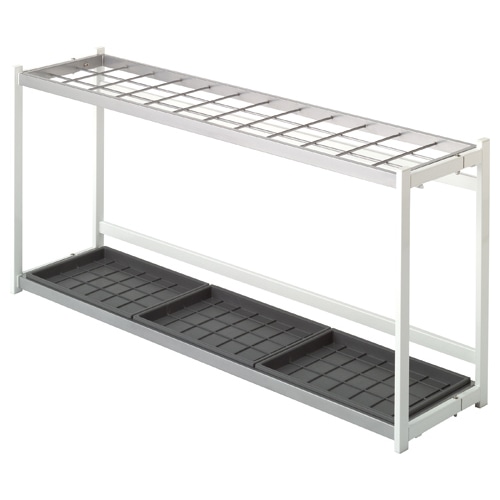 テラモト 折りたたみ式傘立て E型 薄型タイプ 36本用 ホワイト UB-900-236-0 1台（ご注文単位1台）【直送品】