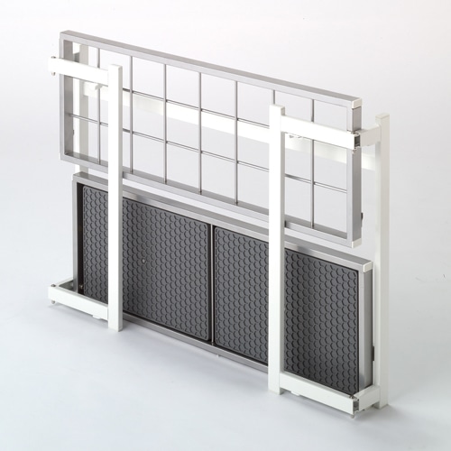 テラモト 折りたたみ式傘立て E型 薄型タイプ 36本用 ホワイト UB-900-236-0 1台(ご注文単位1台)【直送品】