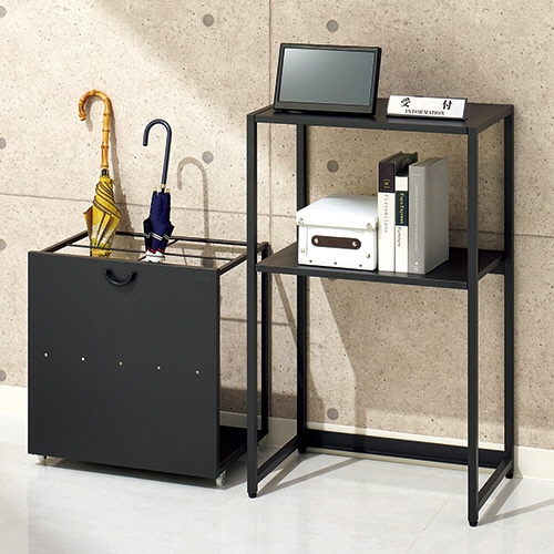 トヨダプロダクツ LASシリーズ 受付台 幅550×奥行350×高さ900mm サテンブラック LAS-EC(SK) 1台（ご注文単位1台）【直送品】