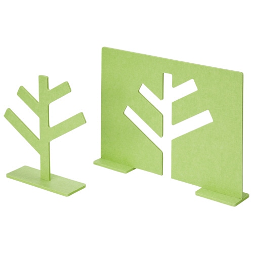 トヨダプロダクツ フェルトツリーパーティション 幅580×奥行100×高さ410mm グリーン FTP1-M 1台(ご注文単位1台)【直送品】