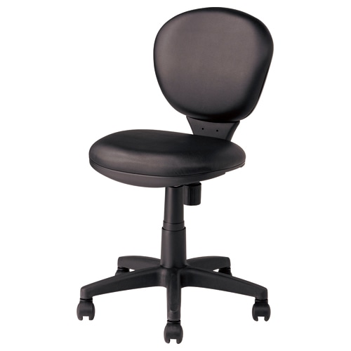 ナカバヤシ OHチェア 肘なし ブラック RZC-271BK 1脚(ご注文単位1脚)【直送品】