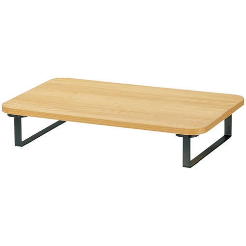 ナカバヤシ シンプルデスクトップラック 幅400mm オーク/ブラック FDR-4025KMBK 1台(ご注文単位1台)【直送品】