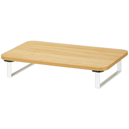 ナカバヤシ シンプルデスクトップラック 幅400mm オーク/ホワイト FDR-4025KMW 1台(ご注文単位1台)【直送品】