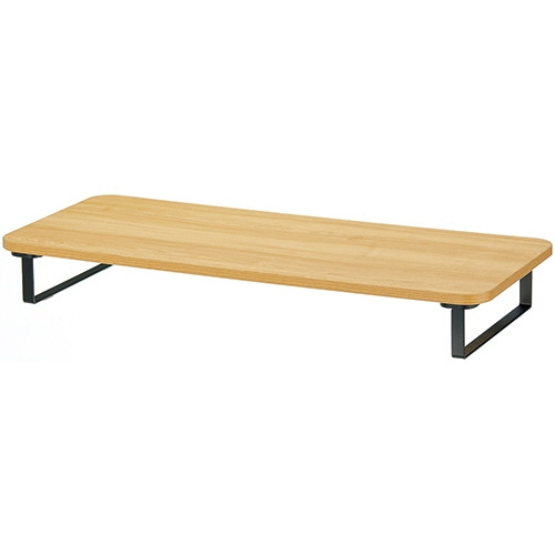 ナカバヤシ シンプルデスクトップラック 幅600mm オーク/ブラック FDR-6025KMBK 1台(ご注文単位1台)【直送品】