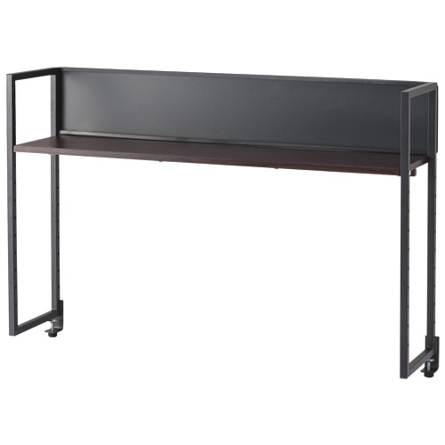 ナカバヤシ スマートワークデスク用机上ラック 幅1200mm用 ダーク木目 FRK-1226-DM 1台(ご注文単位1台)【直送品】