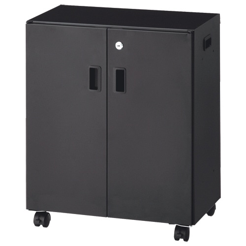 ナカバヤシ セキュリティデスクターナ 幅500×奥行300×高さ600mm ブラック ND-S722-BK 1台(ご注文単位1台)【直送品】