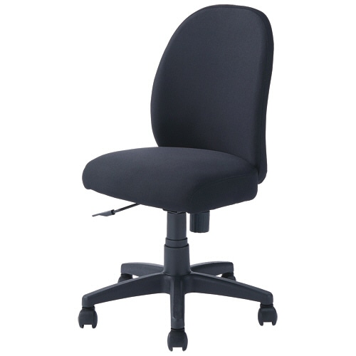 ナカバヤシ ポケットコイル抗菌チェア 肘なし ブラック OTS801-BK 1脚(ご注文単位1脚)【直送品】