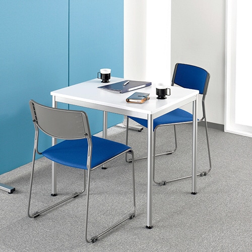 ナカバヤシ ユニットテーブル 幅800×奥行600mm ホワイト HEM-8060W 1台(ご注文単位1台)【直送品】