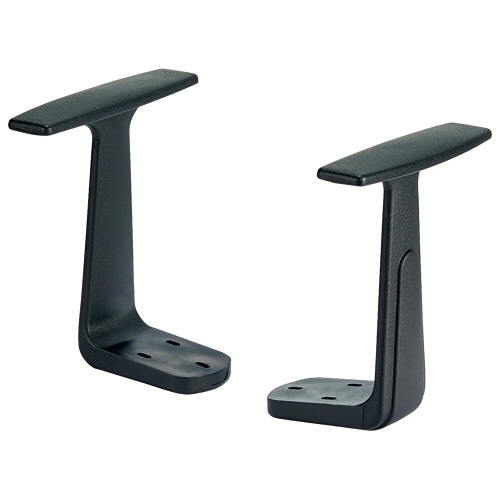 ナカバヤシ らくらくメッシュチェア用固定肘 CA-A007BK 1セット(ご注文単位1セット)【直送品】