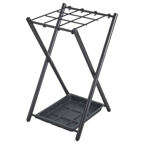 ナカバヤシ 傘立て コンパクトタイプ 9本用 ブラック ASD-S9-BK 1台（ご注文単位1台）【直送品】