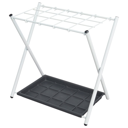 ナカバヤシ 傘立て ミドルタイプ 15本用 ホワイト ASD-S15-W 1台（ご注文単位1台）【直送品】