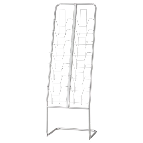 ピージーグロリア パンフレットスタンド 2列7段 A4サイズ YS-66 1台（ご注文単位1台）【直送品】