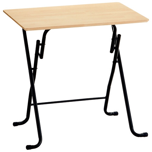 ホームスタイリング イース フォールディングテーブル L 幅750×奥行510mm ナチュラル 1台(ご注文単位1台)【直送品】