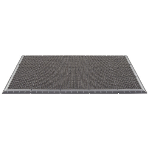 山崎産業 エバック サンステップマット 450×750mm グレー F-131-3-GR 1枚(ご注文単位1枚)【直送品】