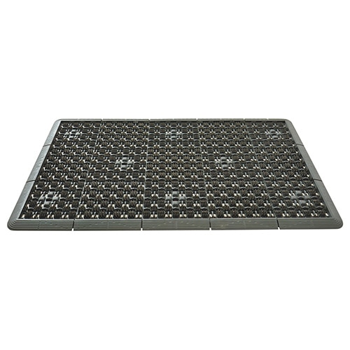 山崎産業 泥っぷマット 450×750mm グレー 473359 1枚(ご注文単位1枚)【直送品】