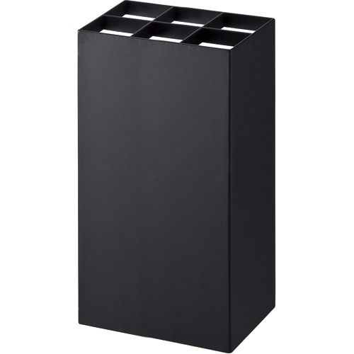 山崎実業 かさたて スマート ワイド 6本用 ブラック 1台（ご注文単位1台）【直送品】