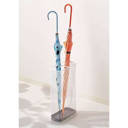 山崎実業 かさたて スリムメッシュ 8本用 シルバー 1台(ご注文単位1台)【直送品】