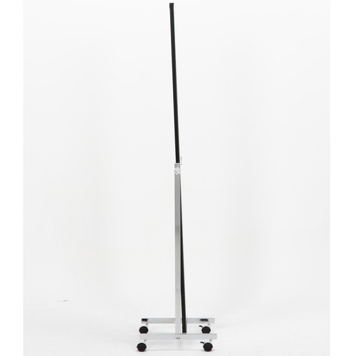 不二貿易 スタイリッシュミラー 幅370×奥行360×高さ1590mm シルバー FB-77 1台（ご注文単位1台）【直送品】