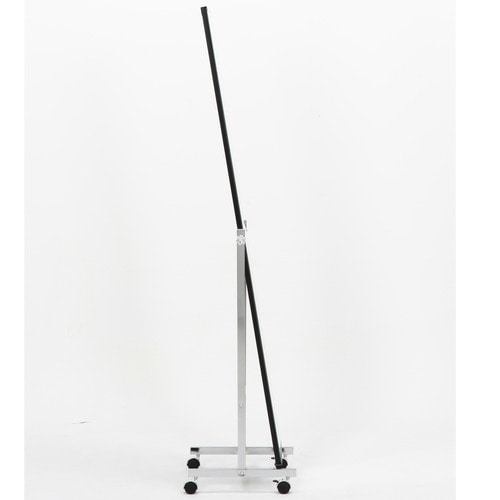 不二貿易 スタイリッシュミラー 幅370×奥行360×高さ1590mm シルバー FB-77 1台（ご注文単位1台）【直送品】