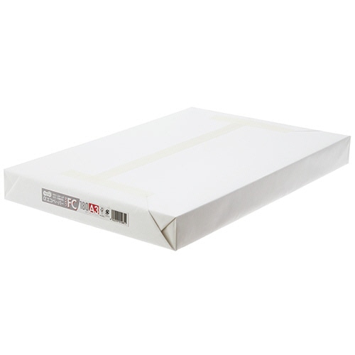 TANOSEE αエコペーパー タイプFC A3 超厚口 180g 200枚/冊（ご注文単位1冊）【直送品】