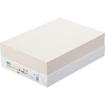 TANOSEE αエコカラーペーパーII A4 アイボリー 500枚/冊（ご注文単位1冊）【直送品】