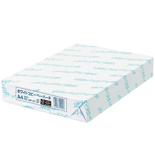 日本紙パルプ商事 ホワイトコピーペーパーF A4 PPCWCPFA4 500枚/冊(ご注文単位1冊)【直送品】
