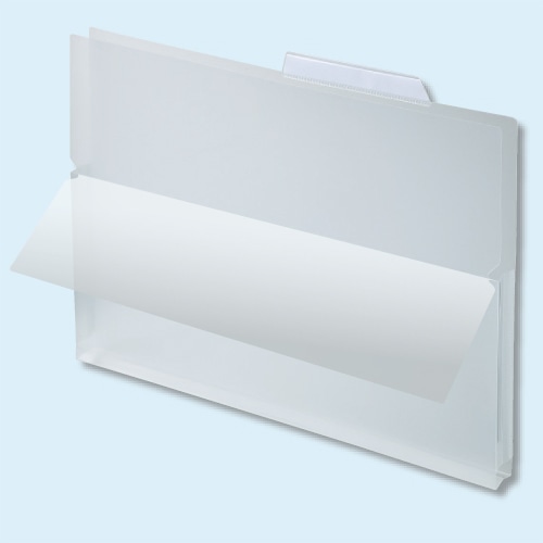 G-Aim マチ付ホルダー A4 クリア YG-14 10枚/袋（ご注文単位1袋）【直送品】