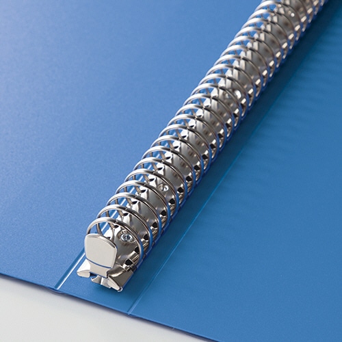 TANOSEE 30穴バインダー(PP表紙) A4タテ 120枚収容 背幅48mm ピンク 10冊/セット(ご注文単位1セット)【直送品】