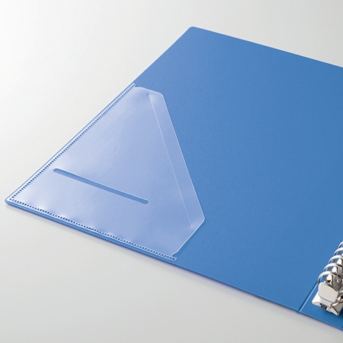 TANOSEE 30穴バインダー(PP表紙) A4タテ 80枚収容 背幅36mm ピンク 10冊/セット（ご注文単位1セット）【直送品】