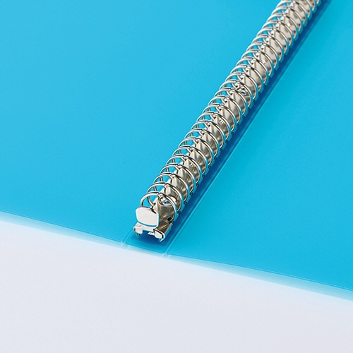 TANOSEE 30穴バインダー(透明PP表紙) A4タテ 70枚収容 背幅24mm 透明 1冊(ご注文単位1冊)【直送品】