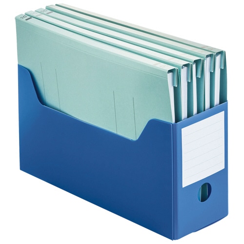 TANOSEE PP製ボックスファイル(組み立て式) A4ヨコ ショートサイズ 背幅103mm ホワイト 10個/セット（ご注文単位1セット）【直送品】