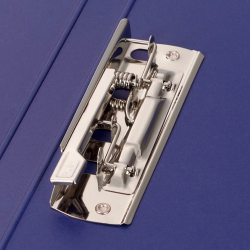 TANOSEE クランプファイル(紙表紙) A4タテ 100枚収容 10mmとじ 背幅18mm 赤 10冊/セット（ご注文単位1セット）【直送品】