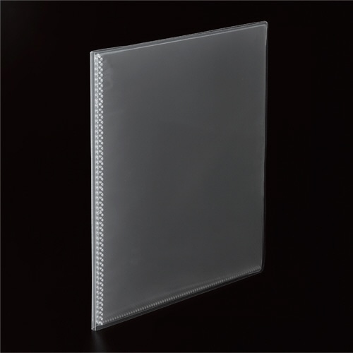 TANOSEE クリアブック(高透明ポケット) A4タテ 20ポケット 背幅8mm クリア 20冊/セット(ご注文単位1セット)【直送品】