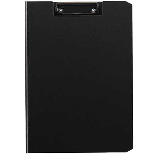 TANOSEE クリップファイル A4タテ ブラック 1枚（ご注文単位1枚）【直送品】