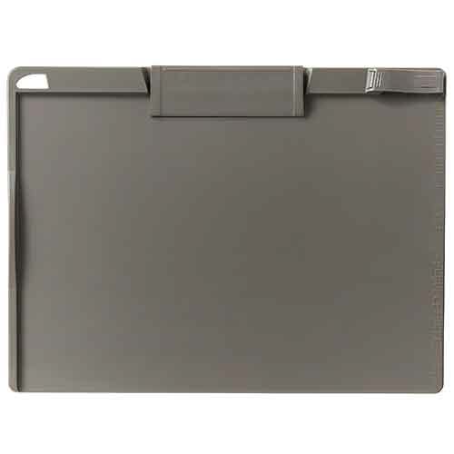 TANOSEE クリップボード A4ヨコ グレー 1枚（ご注文単位1枚）【直送品】