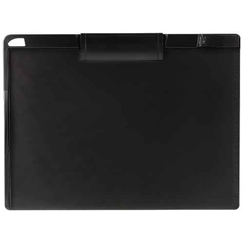 TANOSEE クリップボード A4ヨコ ブラック 1枚（ご注文単位1枚）【直送品】