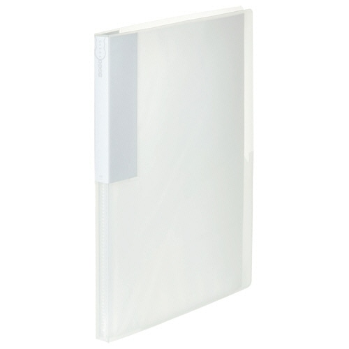 TANOSEE クリヤーブック(再生PP) A4タテ 24ポケット 背幅17mm クリア 10冊/セット(ご注文単位1セット)【直送品】