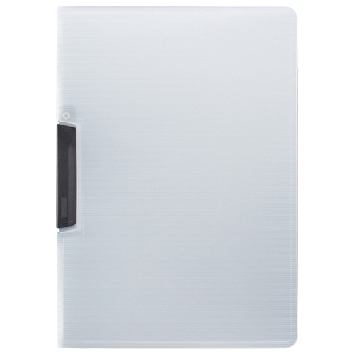 TANOSEE スライドクリップファイル A4タテ 黒 1冊（ご注文単位1冊）【直送品】