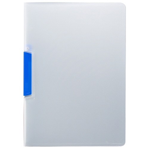 TANOSEE スライドクリップファイル A4タテ 青 20冊/セット（ご注文単位1セット）【直送品】