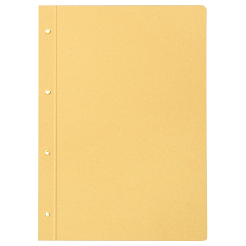 TANOSEE とじ込表紙 クラフト紙 A4タテ 4穴 25組/箱(ご注文単位1箱)【直送品】